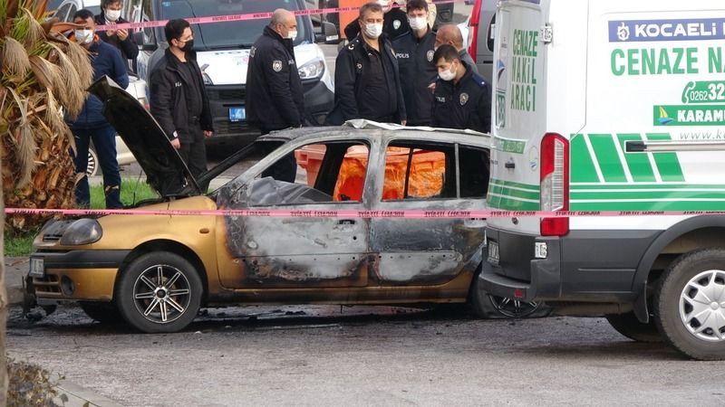 İşe gitmek için bindiği otomobili sonu oldu