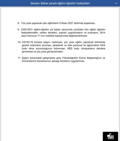 KOÜ’de senatodan online eğitim çıktı!