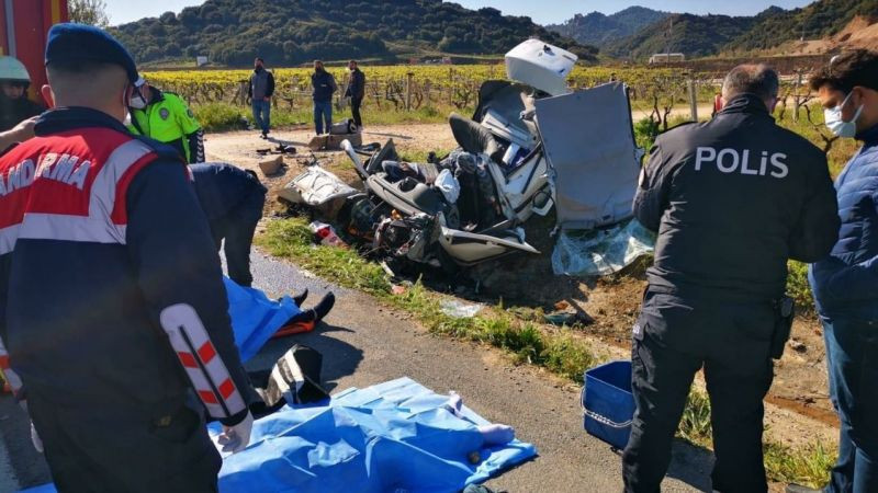 41 plakalı otomobilden sağ çıkan olmadı!