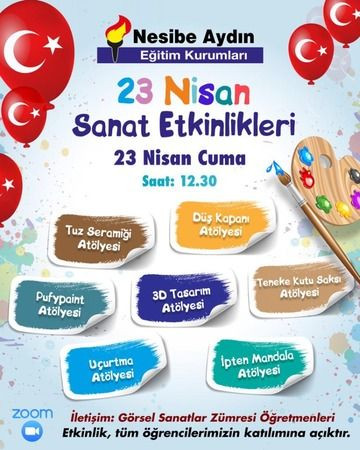 Nesibe Aydın’da 23 Nisan coşkusu