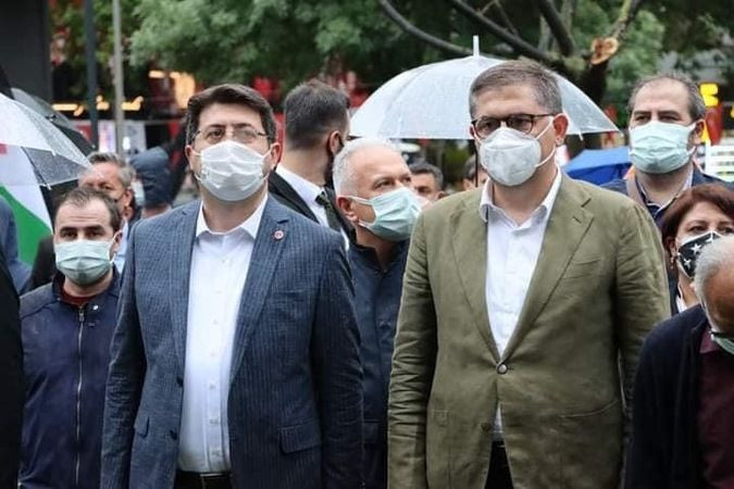 CHP’liler AGD’nin eylemine katıldı