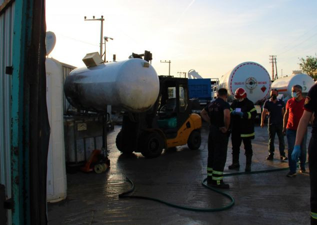 Gebze’de amonyak dolu tank patladı: 5 yaralı