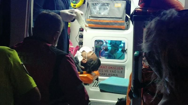 Motosikletli kurye ölümden döndü