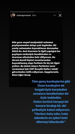 İlçe başkanına hakaret eden yönetici geri vitesle istifa etti