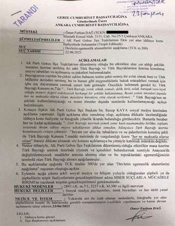 Şehit çocuğundan AKP’ye suç duyurusu “O bayrakta babamın kanı var”
