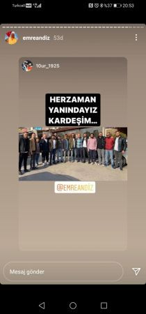 Gençlerden Andız’a destek yağdı