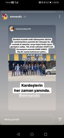 Gençlerden Andız’a destek yağdı
