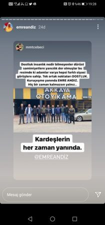 Gençlerden Andız’a destek yağdı