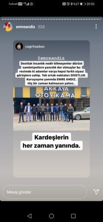 Gençlerden Andız’a destek yağdı
