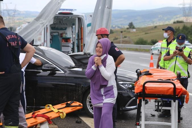 Kuzey Marmara Otoyolu’nda feci kaza, hayata döndürebilmek için dakikalarca çabaladılar