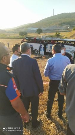 Efe Tur'a ait otobüs devrildi: 15 ölü, 17 yaralı