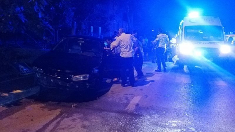 2 gün önce aldığı otomobille gezinti kötü bitti