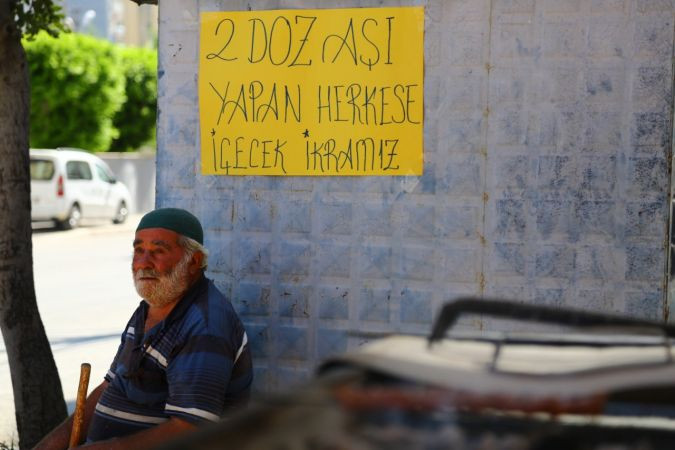 Kebapçıdan ilginç aşı teşviki
