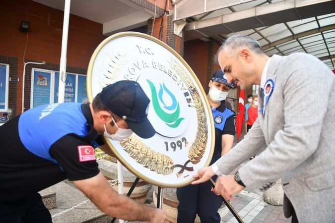 Çiftçi törene katıldı görenler şaşırdı