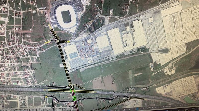 Kocaeli Stadyumu bağlantı yolu ihalesi yapıldı