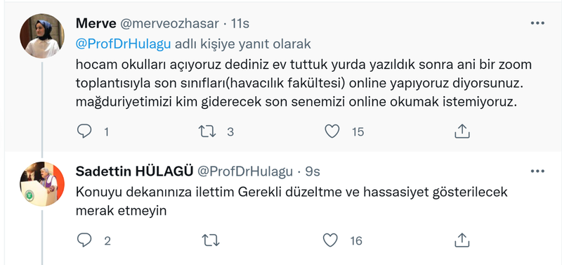 Rektör’den şık hareket!