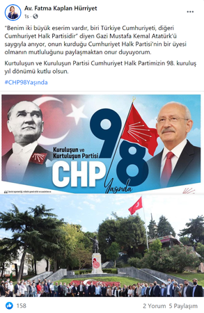 CHP, kendi kuruluşunu bu kadar kişiyle kutladı!