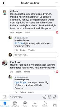 Mahalleli muhtara sahip çıktı