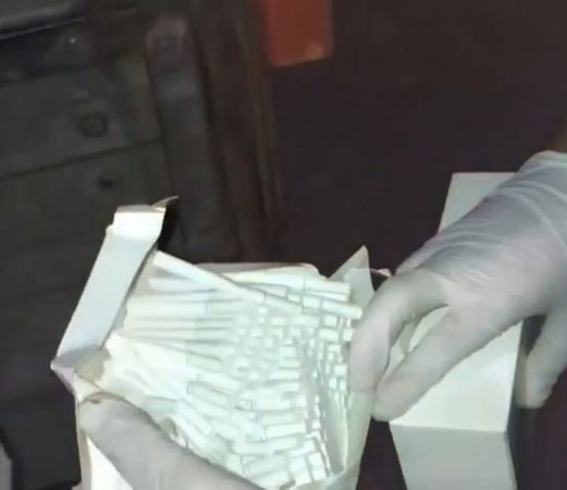 TEM’de 7 milyon adet kaçak makaron ele geçirildi: 1 gözaltı
