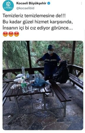 Büyükşehirden çevreyi kirletenlere sitem