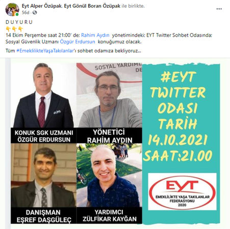 EYT'lilere davet!