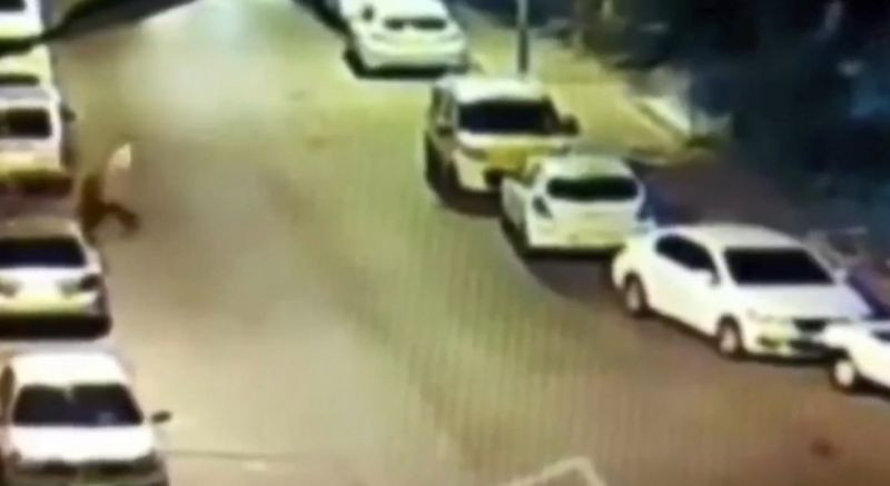 Yolda yürüyen kadına kapkaç şoku