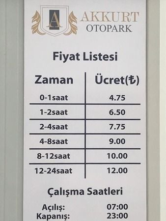Akkurtlar otoparkı açtı! İşte fiyatlar…
