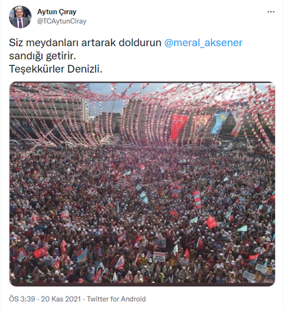 Aytun Çıray’ın akıl almaz gafı, Kocaeli’yi Twitter’da TT yaptı