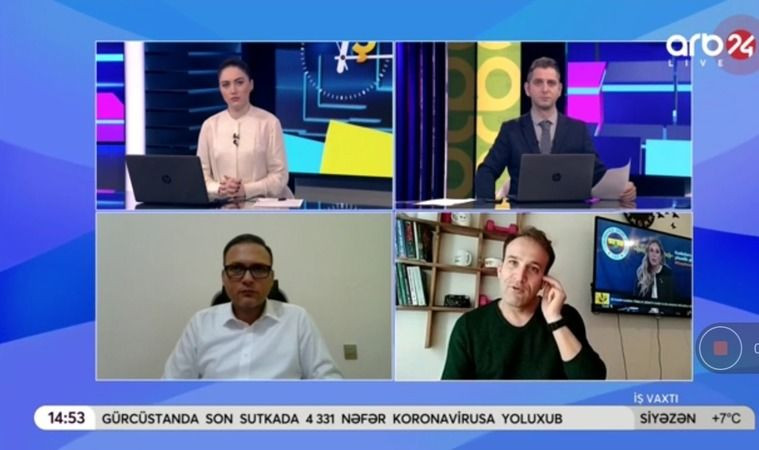 Azerbaycan televizyonları da Kocaelili gazeteciye bağlanıyor!