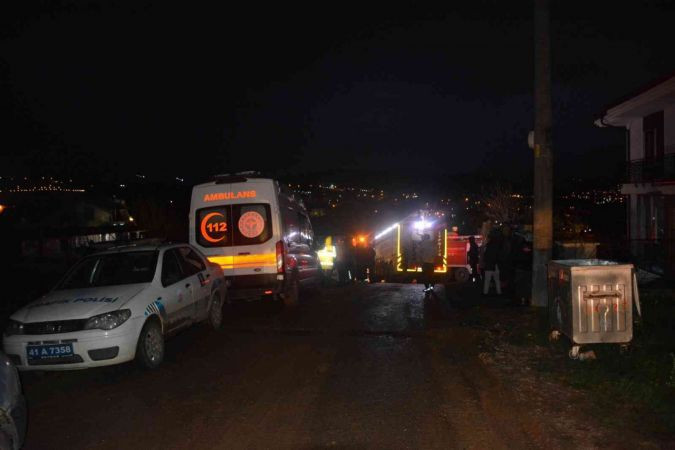 Bacadan çıkan kıvılcım evi alev alev yaktı