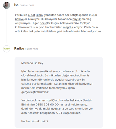 Paribu’da düşük bakiyeler nasıl kurtarılır?
