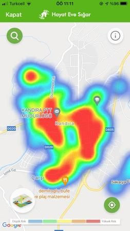 Kocaeli haritası bakın ne durumda?