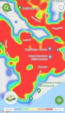 Kocaeli haritası bakın ne durumda?