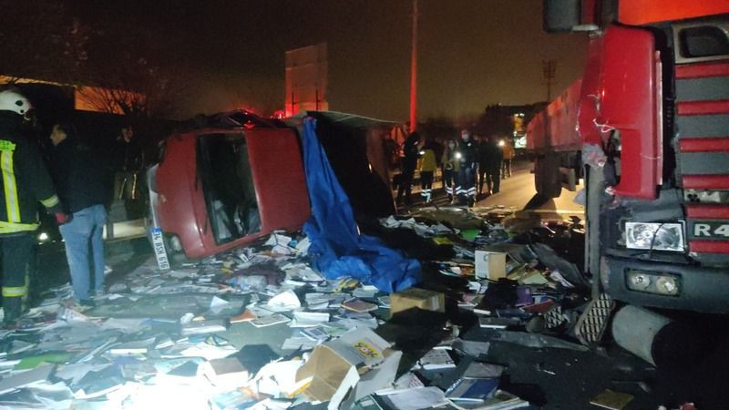 Kazayı burunları kanamadan atlattılar