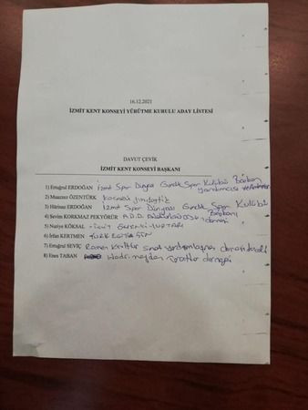 Kent konseyi adayı, oy pusulasını hazırlamamış!