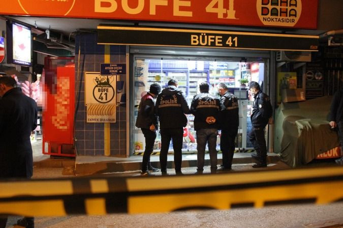 Büfede silahla vuruldu!