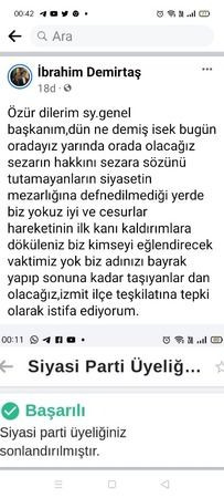 “Teşkilata tepki” dedi Kurucu üyelerdendi istifa etti