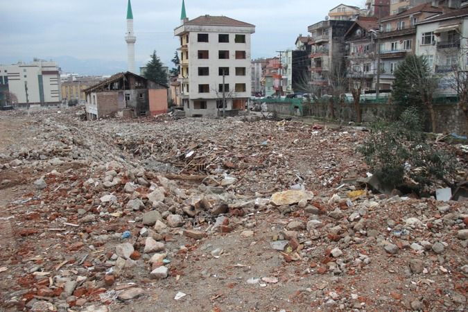 İzmit'te bir mahalle yok oldu