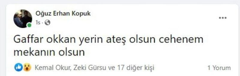 Şehidi hedef alan paylaşımı, MHP'li iki ilçe başkanı beğenmiş!
