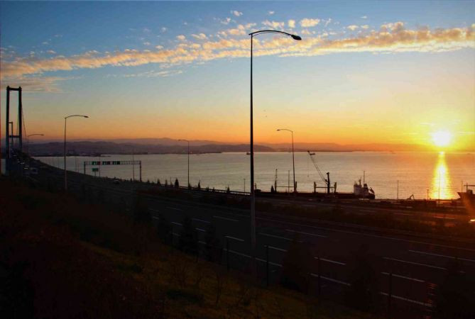 Kocaeli’de mest eden günbatımı