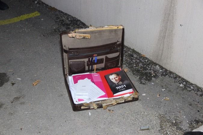 Kolej önünde şüpheli çanta paniği!