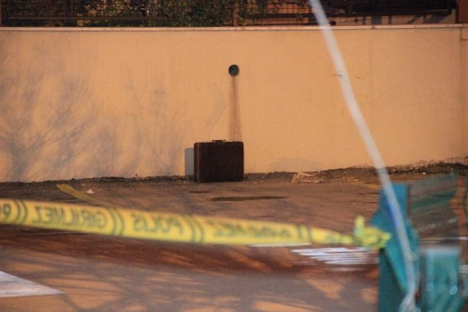 Kolej önünde şüpheli çanta paniği!