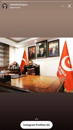 O başkan da REKLAM MODASINA UYDU!