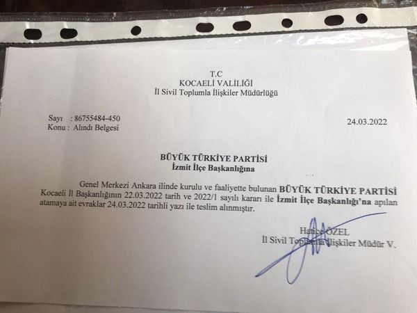 Çiller’in partisinde İzmit ilçe başkanı o isim oldu