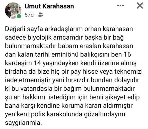 Eminönü Balıkçısı’na mirasçı çıktı!