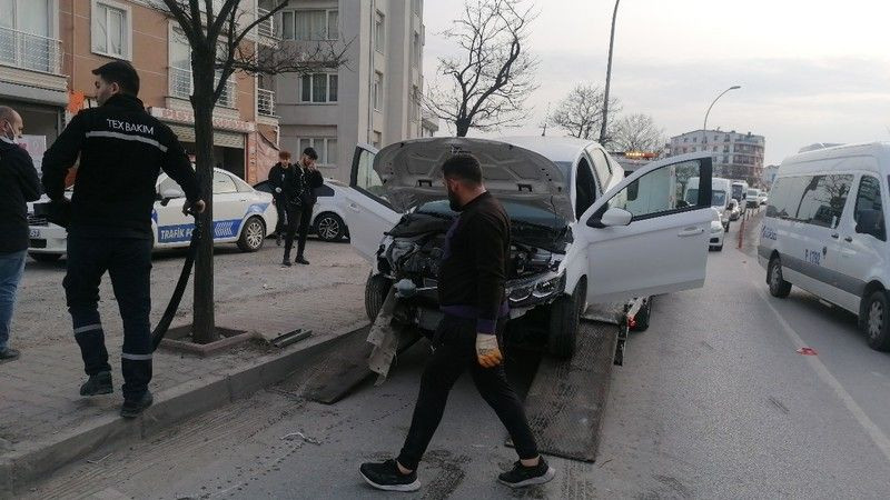 Bu kazadan burnu bile KANAMADAN KURTULDU!