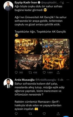 AKP’li yöneticiden genel başkana sahur tepkisi!