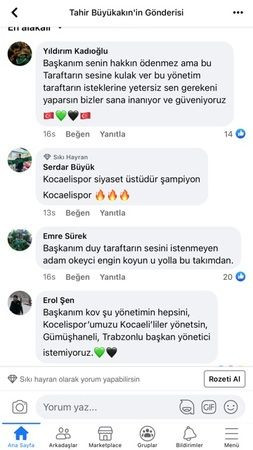 Taraftardan “Kocaelispor Büyükşehir’e bağlansın” önerisi