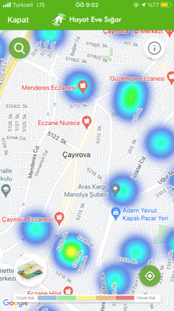 Yavaş yavaş kurtuluyoruz… Kocaelilileri sevindiren harita!