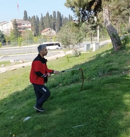 Belediye otobüsünde yılan paniği
